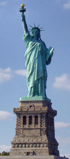 The Statue of Liberty was a centennial gift to the United States from France. (See Franco-American relations.)