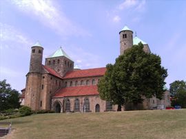 Romanesque architecture flourished in the early Middle Ages: Hildesheim.